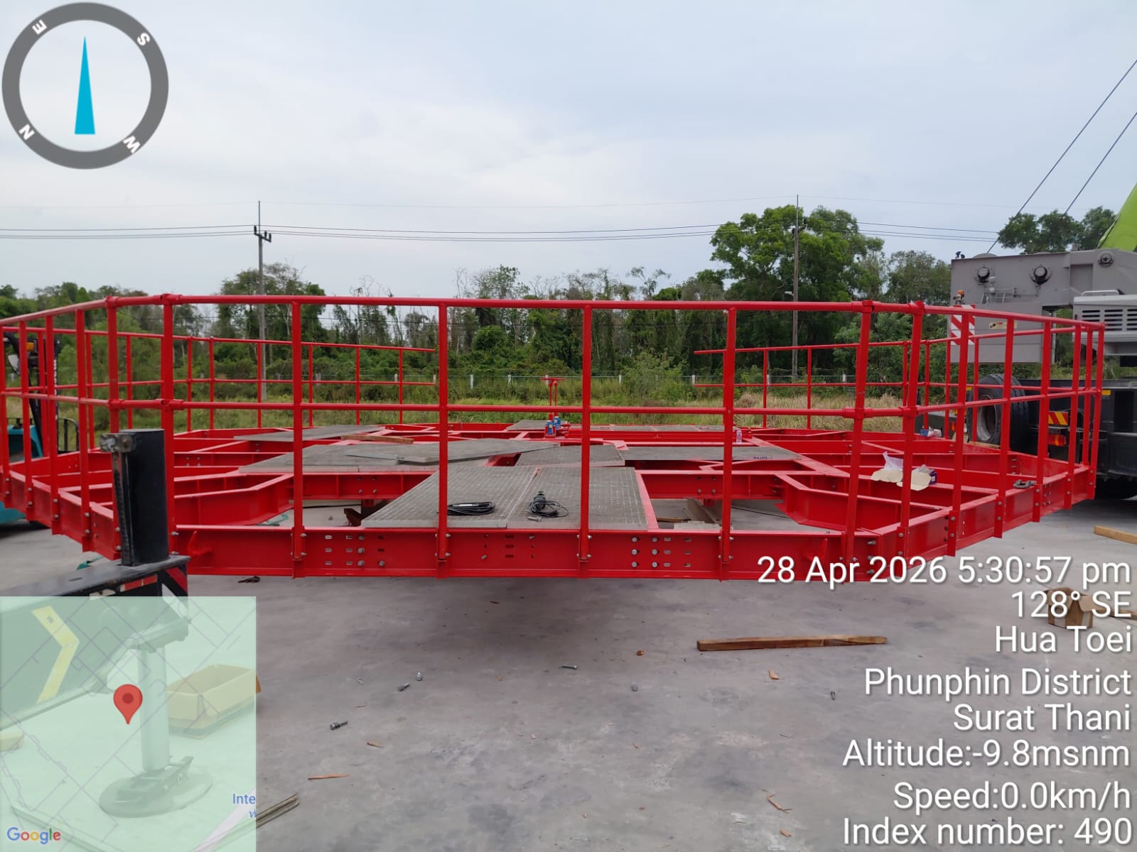 Advanced lattice tower fabrication and assembly in Thailand